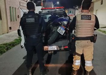 Motocicleta com restrições e chassi adulterado é recuperada em Itabaiana após se envolver em acidente de trânsito